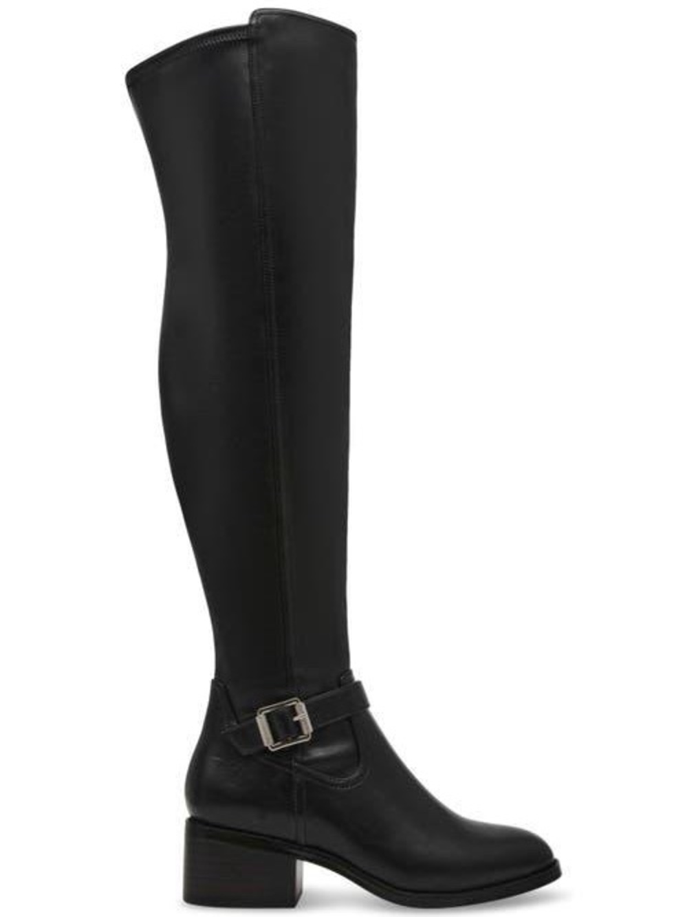 DV by Dolce Vita Elyse Over-The-Knee Buckle Block Heel Riding Boots Size 6.5 NEW - Picture 2 of 9